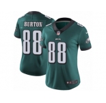 Women's Nike Philadelphia Eagles #88 Trey Burton Vapor Untouchable Limited Midnight Green Team Color NFL Jersey
