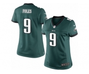 Women's Nike Philadelphia Eagles #9 Nick Foles Limited Midnight Green Team Color NFL Jersey