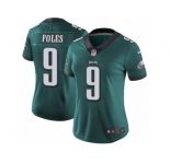 Women's Nike Philadelphia Eagles #9 Nick Foles Vapor Untouchable Limited Midnight Green Team Color NFL Jersey