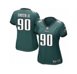 Women's Nike Philadelphia Eagles #90 Marcus Smith II Game Midnight Green Team Color NFL Jersey