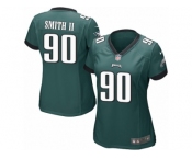 Women's Nike Philadelphia Eagles #90 Marcus Smith II Game Midnight Green Team Color NFL Jersey