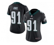 Women's Nike Philadelphia Eagles #91 Fletcher Cox Limited Black Rush NFL Jersey
