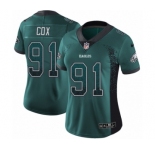 Women's Nike Philadelphia Eagles #91 Fletcher Cox Limited Green Rush Drift Fashion NFL Jersey