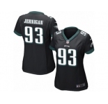 Women's Nike Philadelphia Eagles #93 Timmy Jernigan Limited Black Alternate NFL Jersey
