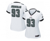 Women's Nike Philadelphia Eagles #93 Timmy Jernigan Limited White NFL Jersey