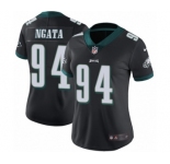 Women's Nike Philadelphia Eagles #94 Haloti Ngata Black Alternate Vapor Untouchable Limited Player NFL Jersey
