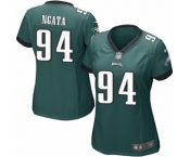 Women's Nike Philadelphia Eagles #94 Haloti Ngata Game Midnight Green Team Color NFL Jersey