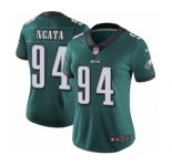 Women's Nike Philadelphia Eagles #94 Haloti Ngata Midnight Green Team Color Vapor Untouchable Limited Player NFL Jersey