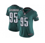 Women's Nike Philadelphia Eagles #95 Mychal Kendricks Vapor Untouchable Limited Midnight Green Team Color NFL Jersey