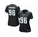 Women's Nike Philadelphia Eagles #96 Derek Barnett Limited Black Alternate NFL Jersey