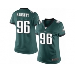 Women's Nike Philadelphia Eagles #96 Derek Barnett Limited Midnight Green Team Color NFL Jersey