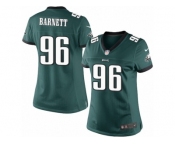 Women's Nike Philadelphia Eagles #96 Derek Barnett Limited Midnight Green Team Color NFL Jersey