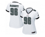 Women's Nike Philadelphia Eagles #96 Derek Barnett Limited White NFL Jersey