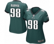 Women's Nike Philadelphia Eagles #98 Connor Barwin Game Midnight Green Team Color NFL Jersey