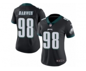 Women's Nike Philadelphia Eagles #98 Connor Barwin Limited Black Rush NFL Jersey