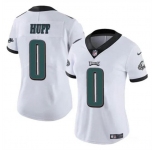 Women's Philadelphia Eagles #0 Bryce Huff White Vapor Untouchable Limited Football Stitched Jersey