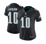 Women's Philadelphia Eagles #10 DeSean Jackson Black Alternate Vapor Untouchable Limited Player Football Jersey