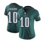 Women's Philadelphia Eagles #10 DeSean Jackson Midnight Green Team Color Vapor Untouchable Limited Player Football Jersey