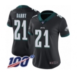Women's Philadelphia Eagles #21 Ronald Darby Black Alternate Vapor Untouchable Limited Player 100th Season Football Jersey