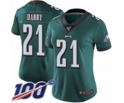 Women's Philadelphia Eagles #21 Ronald Darby Midnight Green Team Color Vapor Untouchable Limited Player 100th Season Football Jersey
