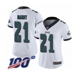 Women's Philadelphia Eagles #21 Ronald Darby White Vapor Untouchable Limited Player 100th Season Football Jersey