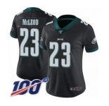 Women's Philadelphia Eagles #23 Rodney McLeod Black Alternate Vapor Untouchable Limited Player 100th Season Football Jersey