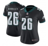 Women's Philadelphia Eagles #26 Saquon Barkley Black Vapor Untouchable Limited Football Jersey