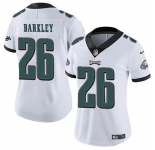 Women's Philadelphia Eagles #26 Saquon Barkley White Vapor Untouchable Limited Football Stitched Jersey