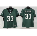 Women's Philadelphia Eagles #33 Cooper DeJean Green New Vapor Untouchable Limited Football Stitched Jersey