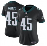 Women's Philadelphia Eagles #45 Devin White Black Vapor Untouchable Limited Football Stitched Jersey
