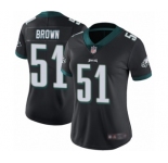 Women's Philadelphia Eagles #51 Zach Brown Black Alternate Vapor Untouchable Limited Player Football Jersey