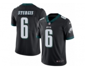 Youth Nike Philadelphia Eagles #6 Caleb Sturgis Limited Black Rush NFL Jersey