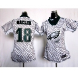 nike women nfl jerseys philadelphia eagles #18 jeremy maclin[fem fan zebra]