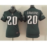 nike women nfl jerseys philadelphia eagles #20 brian dawkins green[nike]