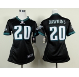 nike women nfl jerseys philadelphia eagles #20 dawkins black[nike]