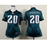 nike women nfl jerseys philadelphia eagles #20 dawkins green[nike]