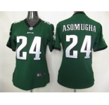 nike women nfl jerseys philadelphia eagles #24 asomugha green[nike]