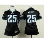 nike women nfl jerseys philadelphia eagles #25 mccoy black[nike]