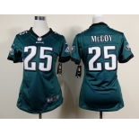 nike women nfl jerseys philadelphia eagles #25 mccoy green[nike]