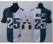 nike women nfl jerseys philadelphia eagles #25 mccoy white-green[nike split]