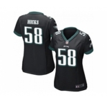 nike women nfl jerseys philadelphia eagles #58 jordan hicks black[nike][hicks]