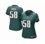 nike women nfl jerseys philadelphia eagles #58 jordan hicks green[nike][hicks]