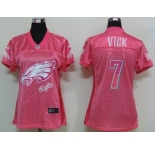 nike women nfl jerseys philadelphia eagles #7 vick pink[2012 fem fan]