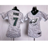 nike women nfl jerseys philadelphia eagles #7 vick[fem fan zebra]