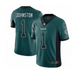 Youth Nike Philadelphia Eagles #1 Cameron Johnston Limited Green Rush Drift Fashion NFL Jersey