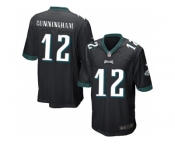 Youth Nike Philadelphia Eagles #12 Randall Cunningham Black Jerseys