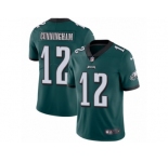 Youth Nike Philadelphia Eagles #12 Randall Cunningham Vapor Untouchable Limited Midnight Green Team Color NFL Jersey