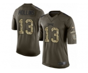 Youth Nike Philadelphia Eagles #13 Mack Hollins Limited Green Salute to Service NFL Jersey