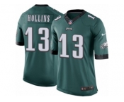 Youth Nike Philadelphia Eagles #13 Mack Hollins Limited Midnight Green Team Color NFL Jersey