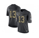 Youth Nike Philadelphia Eagles #13 Nelson Agholor Black Stitched NFL Limited 2016 Salute to Service Jersey